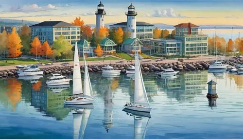 harborfront,kirkland,aurajoki,harbor,vanjoki,sailboats,kotka,old city marina,kuopio,lahti,boat harbor,panorama of helsinki,poulsbo,kontiolahti,lindau,nanaimo,waterfront,harbor cranes,naantali,harborplace,Illustration,Abstract Fantasy,Abstract Fantasy 23