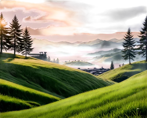 landscape background,salt meadow landscape,alpine landscape,mountain landscape,cartoon video game background,mountain scene,fantasy landscape,meadow landscape,mountainous landscape,rural landscape,nature background,landscape,panoramic landscape,high landscape,rolling hills,small landscape,world digital painting,grasslands,green landscape,nature landscape,Conceptual Art,Sci-Fi,Sci-Fi 09