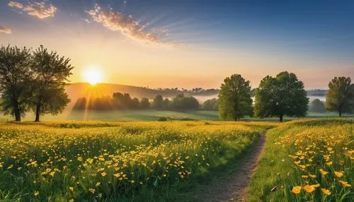 meadow landscape,field of rapeseeds,aaa,landscape background,spring morning,background view nature,nature landscape,summer meadow,beautiful landscape,landscape nature,spring nature,meadow and forest,meadows of dew,field of flowers,flower field,spring meadow,green meadow,spring background,meadow,blooming field,Photography,General,Realistic