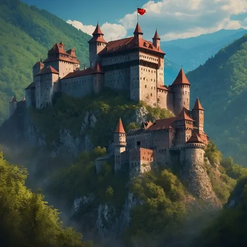 dracula castle,medieval castle,fairytale castle,templar castle,fairy tale castle,transylvania,fairy tale castle sigmaringen,knight's castle,castel,castle,waldeck castle,gold castle,medieval architecture,castle of the corvin,bach knights castle,summit castle,bran castle,transilvania,castles,old castle,Conceptual Art,Fantasy,Fantasy 02