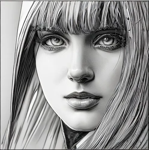 eyes line art,girl portrait,girl drawing,drawing mannequin,face portrait,graphite,digital drawing,illustrator,fantasy portrait,charcoal,angel line art,digital art,custom portrait,charcoal pencil,line-art,lineart,line art,pencil art,mono-line line art,digital painting,Art sketch,Art sketch,Fine American Manga