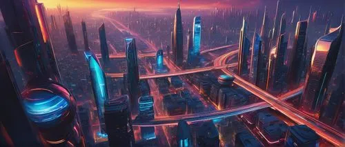 futuristic landscape,cybercity,cityscape,metropolis,fantasy city,coruscant,cybertown,cyberia,cyberworld,microdistrict,ringworld,cyberport,areopolis,megalopolis,fantasy landscape,rift,ancient city,vast,atmospheres,destroyed city,Conceptual Art,Fantasy,Fantasy 20