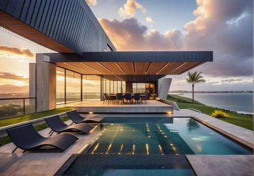 modern house,modern architecture,pool house,luxury property,house by the water,dunes house,infinity swimming pool,luxury home,roof landscape,glass wall,holiday villa,beautiful home,luxury real estate,florida home,ocean view,beach house,roof top pool,tropical house,landscape design sydney,luxury home interior,Photography,General,Realistic