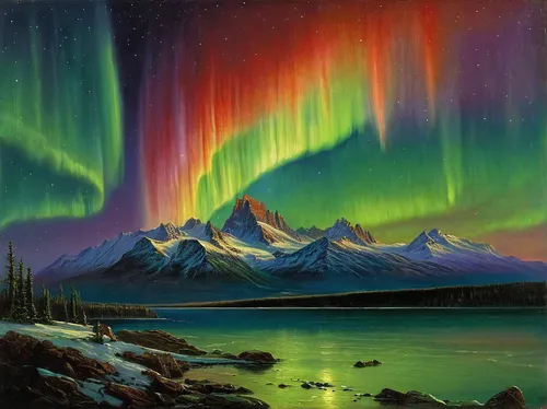 northen lights,aurora borealis,norther lights,auroras,the northern lights,northen light,northern lights,northern light,nothern lights,southern aurora,polar aurora,aurora australis,aurora,aurora colors,green aurora,borealis,northernlight,aurora polar,alaska,polar lights,Illustration,American Style,American Style 04