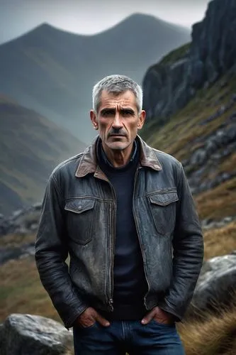 silver fox,portrait background,rugged,bullers of buchan,mountain fink,mercenary,man portraits,merle black,witcher,stone background,east-european shepherd,wolf bob,shepherd,digital compositing,mountain guide,cholado,farmer in the woods,three peaks,drago milenario,highlander,Illustration,Abstract Fantasy,Abstract Fantasy 15