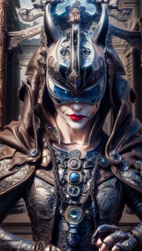 female warrior,warrior woman,breastplate,masquerade,armor,steampunk,armored,armour,cosplay image,dragoon,huntress,fantasy warrior,iron mask hero,cuirass,warlord,centurion,the carnival of venice,head plate,knight armor,alien warrior