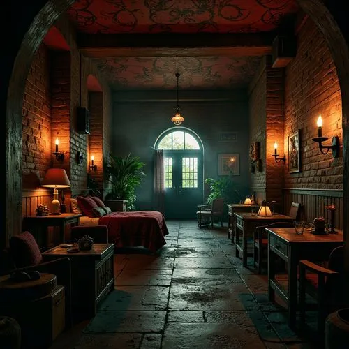 inglenook,alcove,tearoom,dining room,teahouse,dorne,scriptorium,locanda,haveli,breakfast room,cloistered,inside courtyard,courtyards,theed,riad,doorways,archways,tavern,fireplaces,cortile