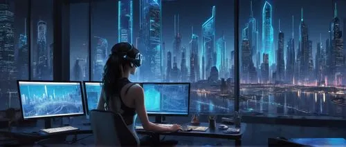 cybercity,cybertown,cyberworld,cyberport,futuristic landscape,cyberia,cyberpunk,cyberview,coruscant,cybertrader,cyberspace,cyberscene,futuregen,cybernet,computer room,futurists,futuristic,cybersquatters,megacorporation,metropolis,Unique,Design,Character Design