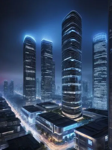 songdo,urban towers,tianjin,guangzhou,changzhou,futuristic architecture,changfeng,cybercity,zhangzhou,chengdu,smart city,skyscapers,zhengzhou,xujiahui,megaproject,arcology,tongzhou,highrises,shenzen,chongqing,Illustration,Retro,Retro 25