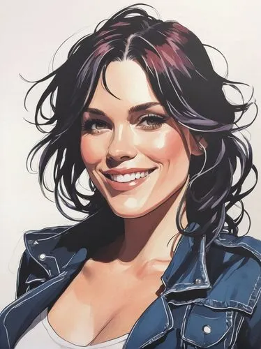 lorelai,vector illustration,coloring outline,romanoff,brubaker,palmiotti,luann,leisha,dominczyk,vector art,jemma,cobie,mj,prepon,zamka,portrait background,domino,coloring,marcie,vause,Illustration,Black and White,Black and White 12