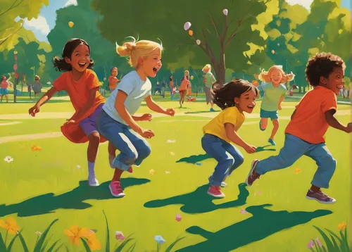 happy children playing in the forest,children jump rope,kids illustration,walk with the children,little girls walking,children's background,little girl running,playing outdoors,a collection of short stories for children,children playing,children learning,walk in a park,children's soccer,meadow play,girl scouts of the usa,children drawing,recess,frolicking,youth sports,child in park,Conceptual Art,Daily,Daily 08