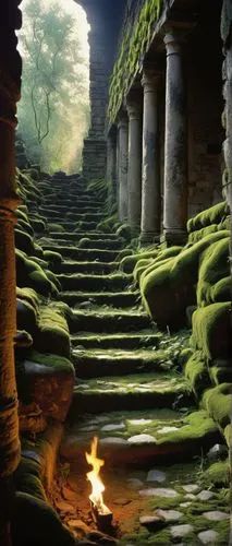 the mystical path,labyrinthian,cartoon video game background,labyrinths,winding steps,the path,pathway,fantasy picture,fractal environment,pathways,fantasy landscape,matthiessen,labyrinth,stone stairway,ancient city,world digital painting,labyrinthine,mushroom landscape,artemis temple,elfland,Photography,Documentary Photography,Documentary Photography 12