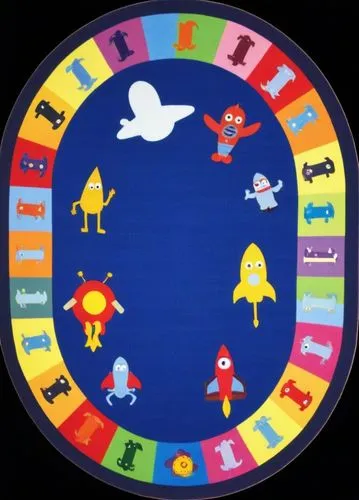 colorful rug with various toys on it,ruleta,scarpaci,prize wheel,kidspace,european union,trivikrama