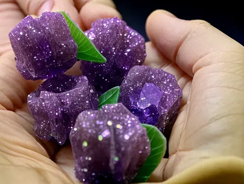 purple grapes,cluster grape,purple grape,grape hyancinths,rainbeads,gemstones,amethyst,rock candy,purpurite,fluorite,semi-precious,gummies,bright grape,semi precious stones,edible flowers,violet flowers,precious stones,blue grape,violets,grape