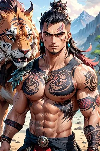 magan,shokan,pandav,forest king lion,tigar,mahadev,baras,chulainn,rakshasa,pandava,pandavas,cuchulainn,asian tiger,miqdad,iskandar,golias,gladio,toshiie,raijin,parshuram,Anime,Anime,General