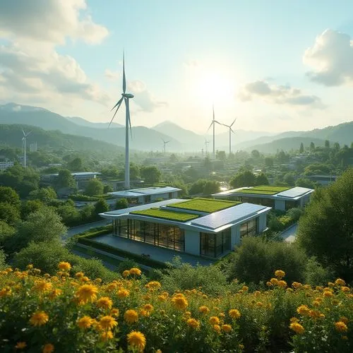 ecovillages,solar cell base,wind park,greentech,renewable energy,cleantech,renewable,epfl,snohetta,renewable enegy,voestalpine,wind power plant,solar power plant,ecovillage,ecotopia,ecotech,renewables,ornl,ecoterra,statkraft,Photography,General,Realistic