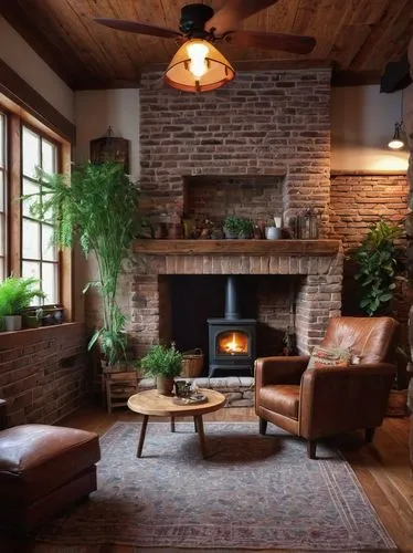 fireplace,fire place,fireplaces,home interior,wooden beams,rustic aesthetic,rustic,family room,barnwood,interior decor,sitting room,contemporary decor,brick house,inglenook,living room,country cottage,interior design,livingroom,wood stove,hardwood floors,Illustration,Paper based,Paper Based 05