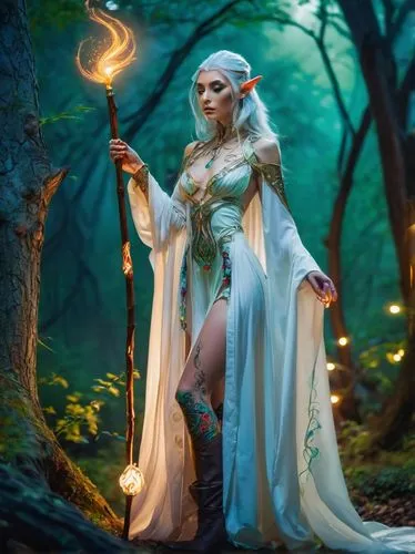 sorceror,sorceress,jaina,kerli,elona,fantasy picture,fantasy woman,faerie,ciri,fae,the enchantress,elven,blue enchantress,reynir,fantasy portrait,alera,galadriel,vaivara,enchantress,druid,Conceptual Art,Oil color,Oil Color 23