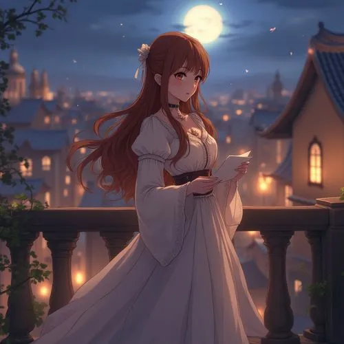 tokiko,kouka,sylvania,moni,mitsuru,dusk background