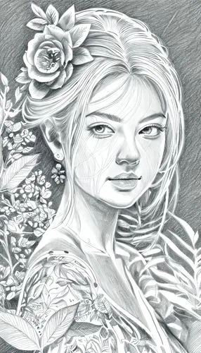 DRAWING,rose flower drawing,white rose snow queen,rose drawing,rose flower illustration,girl in flowers,the snow queen,lotus art drawing,fantasy portrait,rose png,rapunzel,fairy tale character,bridal,