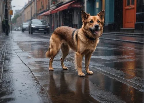 finnish spitz,german shepherd dog,german shepherd,korean jindo dog,belgian shepherd malinois,dog photography,carolina dog,walking in the rain,street dog,rain cats and dogs,gsd,dog-photography,eurasier,stray dog on road,old german shepherd dog,shiloh shepherd dog,icelandic sheepdog,belgian shepherd dog,king shepherd,anatolian shepherd dog,Photography,General,Natural