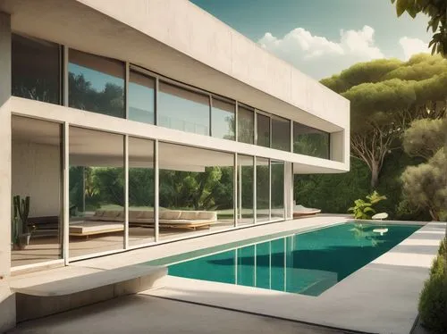 modern house,luxury property,modern architecture,pool house,neutra,mid century house,3d rendering,dreamhouse,mid century modern,contemporary,luxury home,dunes house,bendemeer estates,modern style,immobilier,riviera,beautiful home,luxury real estate,inmobiliarios,simes,Illustration,Realistic Fantasy,Realistic Fantasy 35