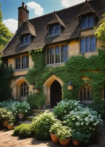 elizabethan manor house,dumanoir,hidcote,cecilienhof,tylney,batsford,chartwell,dandelion hall,chequers,agecroft,littlecote,heale,hillcourt,woldingham,witch's house,windlesham,maplecroft,nettlecombe,nonsuch,standen,Art,Artistic Painting,Artistic Painting 22