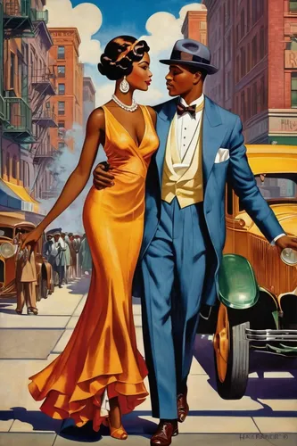 vintage man and woman,roaring twenties couple,vintage boy and girl,vintage illustration,vintage art,black couple,vintage fashion,desoto deluxe,vintage couple silhouette,blues and jazz singer,vintage 1950s,vintage clothing,retro 1950's clip art,austin cambridge,1950s,roaring twenties,art deco woman,vintage cars,ford motor company,man and wife,Illustration,Realistic Fantasy,Realistic Fantasy 21