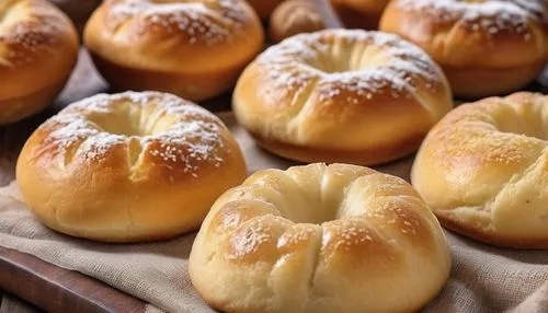 pretzel rolls,butter rolls,bread rolls,yeast dough,freshly baked buns,rye rolls,Photography,General,Realistic