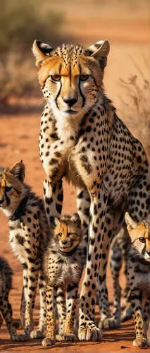 cheetah and cubs,cheetah mother,cheetahs,cheetah cub,cheetah,african leopard,family outing,serengeti,tsavo,samburu,big cats,wild animals crossing,leopard,safaris,wildlife,mother and children,cute animals,hosana,the mother and children,families,Conceptual Art,Oil color,Oil Color 03