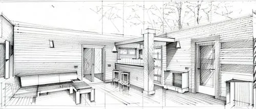 house drawing,timber house,inverted cottage,wooden house,wooden houses,archidaily,line drawing,architect plan,technical drawing,garden elevation,woodwork,kirrarchitecture,orthographic,core renovation,