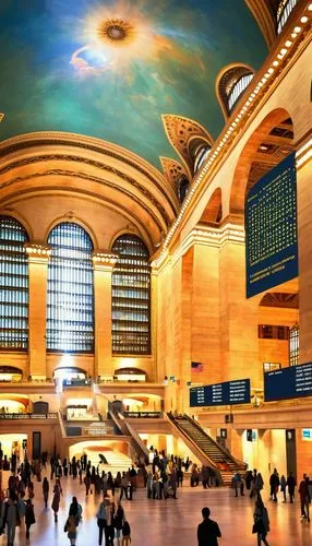 grand central station,grand central terminal,grandcentral,gct,south station,union station,central station,njt,subway station,landmarked,nycta,nycb,guastavino,nypl,baggage hall,tilt shift,railtours,station hall,uniondale,newyork,Illustration,Realistic Fantasy,Realistic Fantasy 01