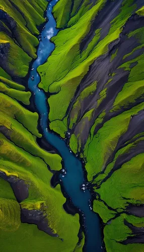 meanders,river delta,braided river,fjord,river landscape,a river,eastern iceland,fjords,waterways,confluence,flowing creek,aeolian landform,snake river,mountain valleys,tibet,fluvial landforms of streams,reflection of the surface of the water,landform,aura river,qinghai,Conceptual Art,Daily,Daily 14