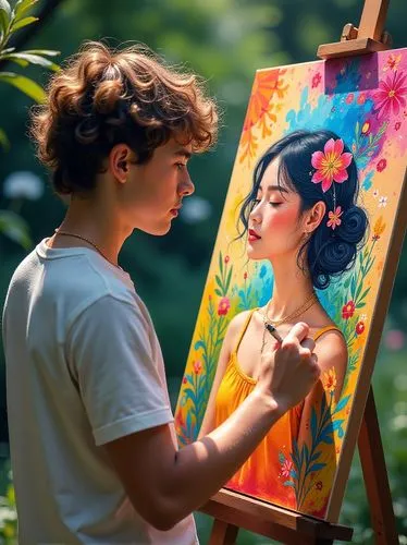 flower painting,italian painter,painting technique,mexican painter,artista,art painting