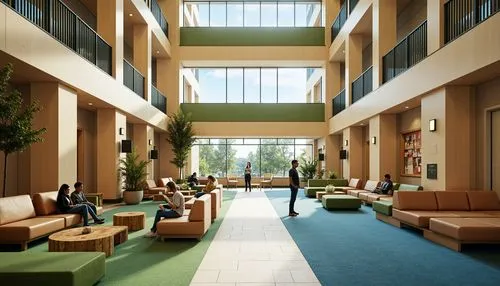 atriums,atrium,school design,dormitory,lobby,3d rendering,midcentury,modern office,streamwood,elderhostel,sunnybrook,hotel hall,dorms,langara,hotel complex,lofts,offices,hospital ward,hospitalier,appartment building