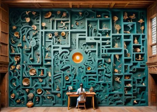 room divider,bronze wall,carved wall,wooden toys,ornamental dividers,decorative art,book wall,wooden wall,pantry,patterned wood decoration,wall decoration,wooden door,wood art,interior design,steel door,interior decor,iron door,wall panel,bookshelves,shelving,Unique,Design,Knolling