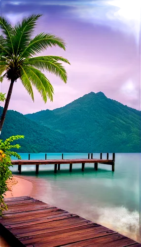 landscape background,tropical island,tropical beach,tropical sea,caribbean,paraty,tropical house,beach landscape,southern island,wooden pier,paradises,french polynesia,guadeloupe,coconut trees,the caribbean,tropics,philippines scenery,background view nature,rabaul,caribbean sea,Illustration,Realistic Fantasy,Realistic Fantasy 18