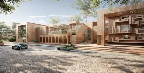 masdar,timber house,qasr al watan,3d rendering,caravanserais,wooden houses,caravanserai,amanresorts,wooden house,wooden facade,mahdavi,dunes house,ecovillages,qasr azraq,residential house,vivienda,heatherwick,archidaily,yazd,cubic house