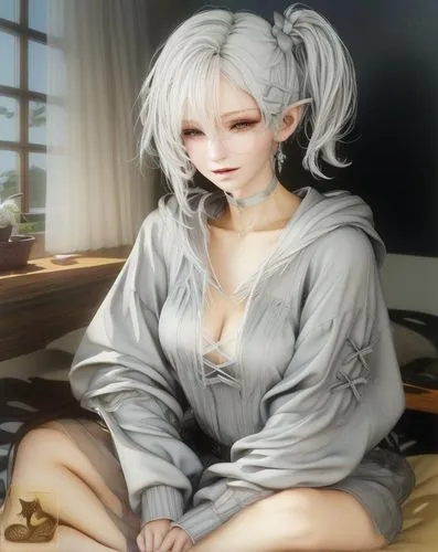 piko,pajamas,white clothing,whitey,fuki,bathrobe,pale,nightgown,white silk,female doll,kado,sleeping rose,pjs,painter doll,kimono,meteora,white blossom,white winter dress,eris,cardigan