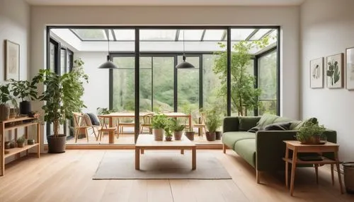 sunroom,crittall,vitra,conservatories,home interior,modern room,contemporary decor,wooden windows,modern decor,daylighting,frame house,scandinavian style,interior modern design,house plants,window frames,danish furniture,conservatory,livingroom,limewood,loft,Illustration,Retro,Retro 05