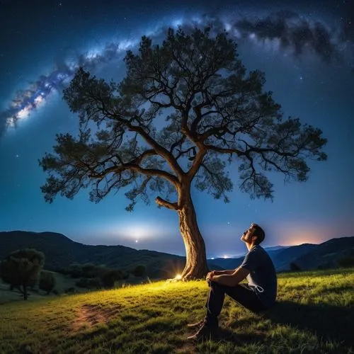 magic tree,fantasy picture,photo manipulation,lone tree,isolated tree,photomanipulation,Photography,General,Realistic