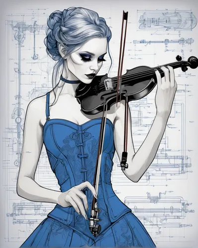 violin woman,woman playing violin,violinist,violist,violin player,violin,playing the violin,violinist violinist,concertmaster,bass violin,cellist,violinists,bowed string instrument,string instrument,solo violinist,string instruments,valse music,violins,fashion illustration,kit violin,Unique,Design,Blueprint