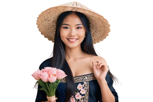 flower background,vietnamese woman,miss vietnam,asian woman,beautiful girl with flowers,duyen,phuong,huyen,huaiwen,yifei,flower hat,paper flower background,asian conical hat,ngoc,girl in flowers,xiaoying,yellow rose background,yiqing,yingying,liangying,Illustration,Japanese style,Japanese Style 06