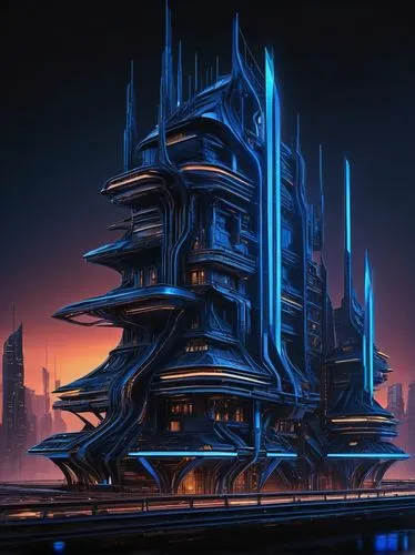 futuristic architecture,futuristic landscape,arcology,cardassia,coruscant,cyberport,ordos,cybertown,sulaco,cybercity,areopolis,skylstad,citadels,metropolis,cyberia,cellular tower,homeworld,barrayaran,megastructures,futuristic,Conceptual Art,Daily,Daily 09