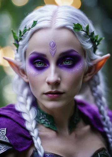 violet head elf,fae,male elf,dark elf,elf,elves,elven,elven flower,wood elf,faery,faerie,elven forest,fantasy portrait,lokportrait,elves flight,the enchantress,druid,aurora,show off aurora,mara,Photography,General,Cinematic