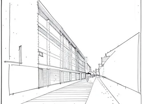 line drawing of a street scene in london, needs additional trees, people, sky, biophilia on facade
,street plan,line drawing,mono-line line art,kirrarchitecture,frame drawing,lane delimitation,roadway