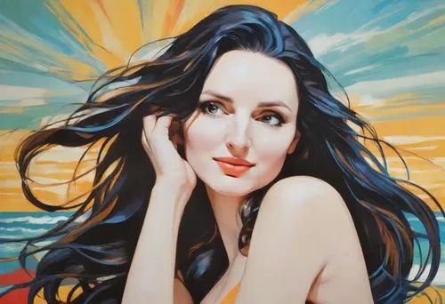 carice,art painting,dita,ishaqi,jasinski,oil painting,Digital Art,Impressionism