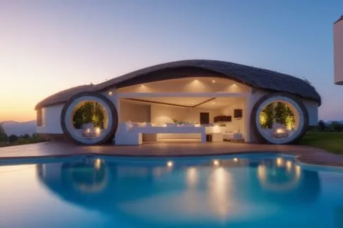 holiday villa,roof domes,igloos,pool house,earthship,cubic house,dreamhouse,futuristic architecture,electrohome,beautiful home,holiday home,dunes house,cube house,luxury property,round hut,igloo,roof 