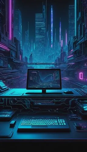 cyberpunk,cyber,cyberspace,computer,desktop,80's design,computer art,80s,computer game,desktop computer,desktop wallpaper,retro background,computer workstation,4k wallpaper,futuristic,computer desk,purple wallpaper,aesthetic,lan,compute,Illustration,Children,Children 03