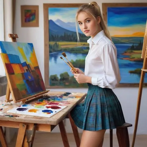 painting technique,girl making selfie,school skirt,painter,art painting,kotova,painting,art academy,girl studying,uliana,yulia,elizaveta,aspandiyarova,karliova,yelizaveta,pushkina,zaripova,gavrilova,valeriya,soldatova,Photography,Fashion Photography,Fashion Photography 10